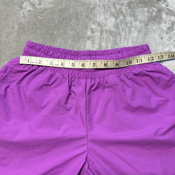 Rowing Blazers Shorts Women Purple SZ 26 Made in Portugal 100% Polyamide - Picture 5 of 8